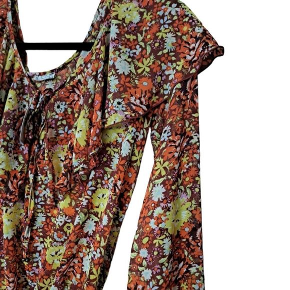 Free People Intimately Say It To Me Bodysuit in Red Sienna Comb NWT - Picture 4 of 12